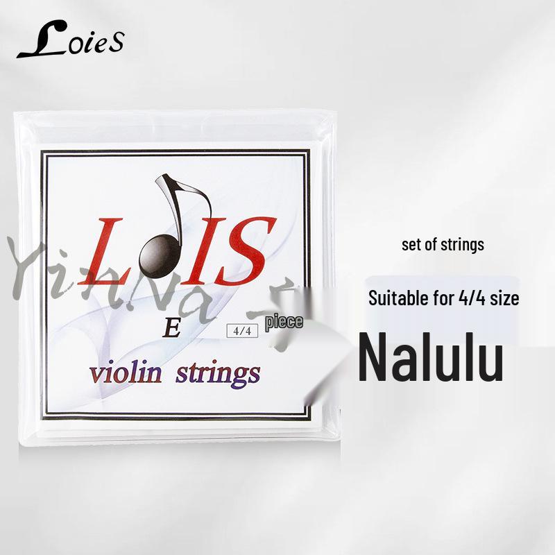 LOIES Violin Strings Set - Aluminum-Magnesium Alloy, 1/2, 3/4, 4/4 Sizes, 4-String Accessories