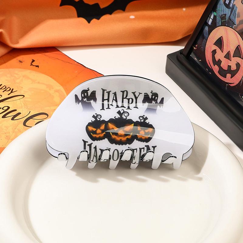 Kreative Halloween Acryl Hai Haarklammer - Damen Einzigartiges Hochsteckfrisur-Accessoire