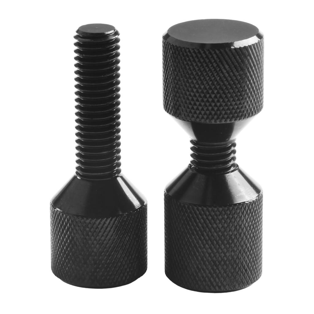 1-1/8 Zoll Aluminium-Flansch-Positionierungsstift mit 2 Löchern zur Rohrleitungsfluchtungs mit CNC-gefrästen Gewinden und ergonomischem Design