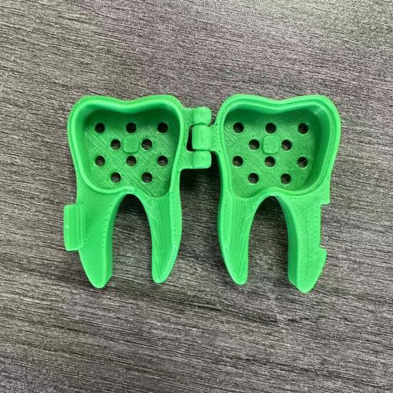 5Pcs Toothbrush Head Box Travel Toothbrush Head Case Tooth-Shaped Protective Box with Lid for Home
