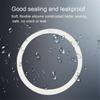 2Pcs Silicone Sealing Ring Spacer Flexible Washer Gasket Ring Replacement for Moka Pot Espresso Coffee Makers