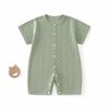 Baby Short Sleeved Jumpsuit Summer Newborn Breathable Mesh Air Conditioning Suit Boys Girls Infant Thin Sleepwear Crawling Suits