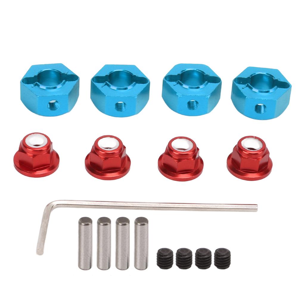12mm Wheel Hex Hub Aluminum Alloy Upgrade Replace Extension Hex Drive Adapter with Prevent Slip Screws 1Celsius10 1Celsius12 RC Car
