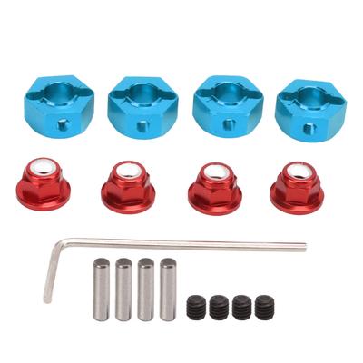 12mm Wheel Hex Hub Aluminum Alloy Upgrade Replace Extension Hex Drive Adapter with Prevent Slip Screws 1 10 1 12 RC