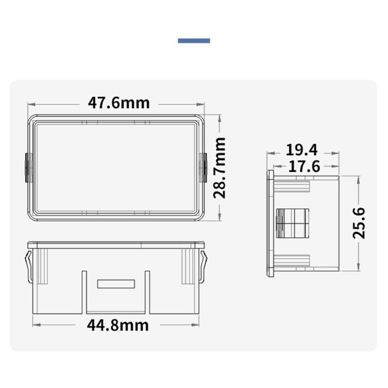 USB/Type C Port Battery Charge Indicator Meter For Leads Acid Lithiums Batteries Real Time Voltages Monitoring Devices