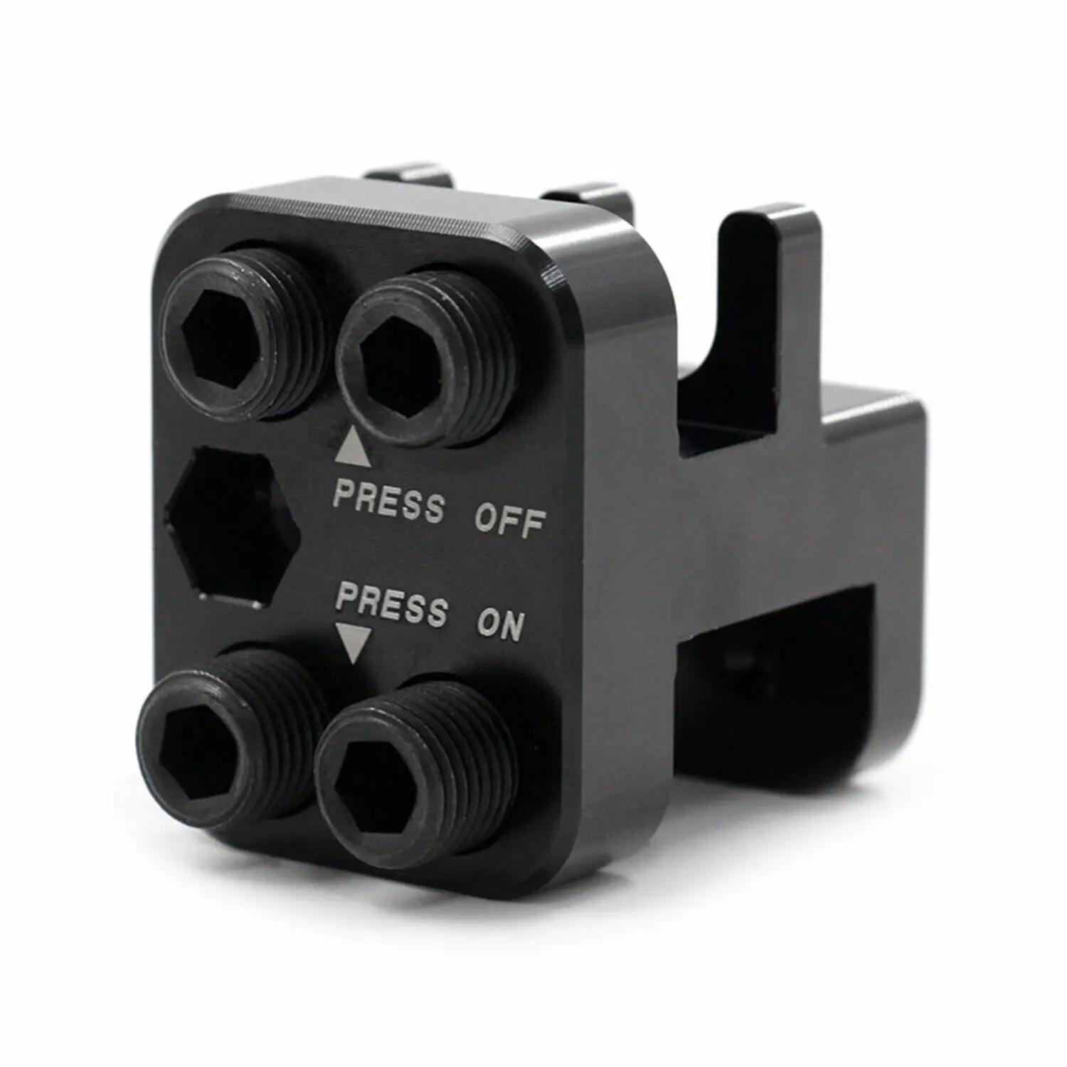 

Motorcycle ATV DIRT BIKE Aluminum Master Link Chain Press Tool Rustproof Anodized Lightweight Sideplate for 520 525 530 чёрный