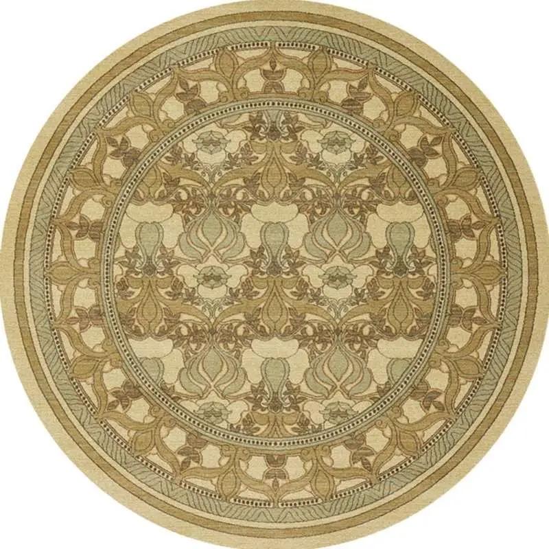 American Ethnic Bohemian Round Carpet Living Room Bedroom Decorate Coffee Table Rug Hanging Basket Computer Swivel Chair Mat