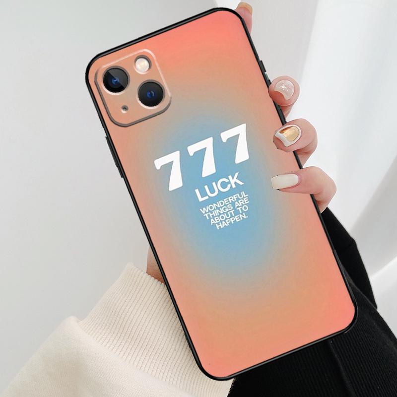 Angel Numbers Phone Case For iPhone 11 12 13 14 15 16 Pro XS Max Mini Cover For iPhone X XR Plus Back Case