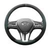 Wildleder-Lenkradabdeckung für Infiniti Q50L, QX50, QX60, QX55, Q70L - Für den Wintergebrauch
