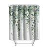 Elegant Greenery and Waterfall Design Waterproof Shower Curtain – Perfect for Bringing a Serene and Natural Touch to