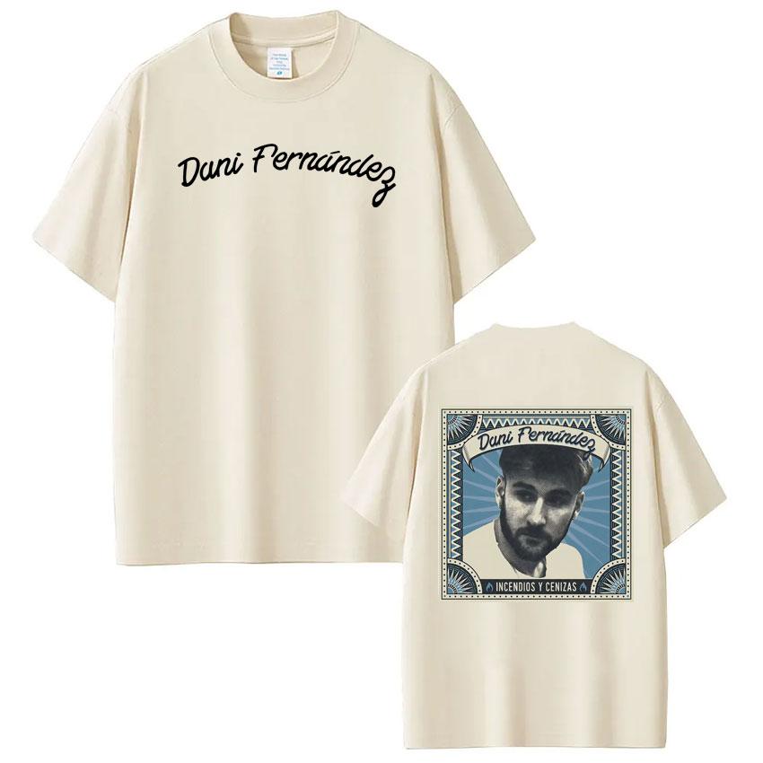 Rapper Dani Fernandez Vintage Graphic T-shirts Men Hip-hop T-shirts 2026 Spring Summer Cotton HarajukuStreetwear T-shirts