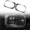 For Jetour Traveller T2  2024 2025 Car Accessories ABS Front Head Light Lamp Cover Trim 2pcs