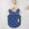 Denim Strap Pet Clothes Spring and Summer New Casual Two-legged Dog Vest Teddy Small