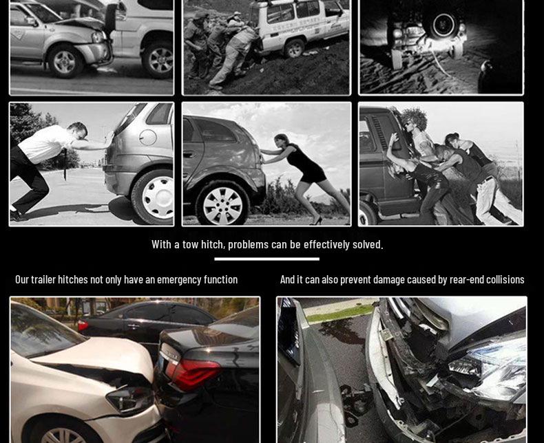 Compatible Tow Hook for GL350, GLS450, Rogue, Raptor, F150, Tundra, Sequoia Trailer Hitch