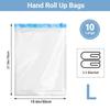 10 Pack Vacuum Storage Bags  Large Vacuum Seal Bags for Clothing, Space Saver Bags for Travel Lugggage Organizer  Bedding