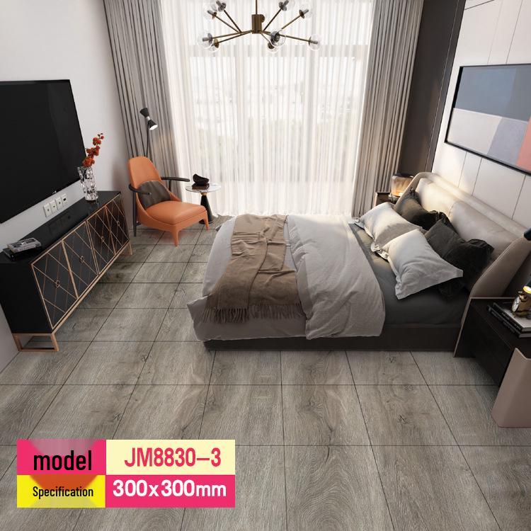 Self-Adhesive PVC Marble Tile Sticker - SPC Stone Plastic Flooring for Home Renovation