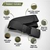 Tactical Belt for Man Golf Outdoor Casual Canvas Belt Black Training Trouser Belt Wide Automatic Buckle Nylon Belt Hunting Sport