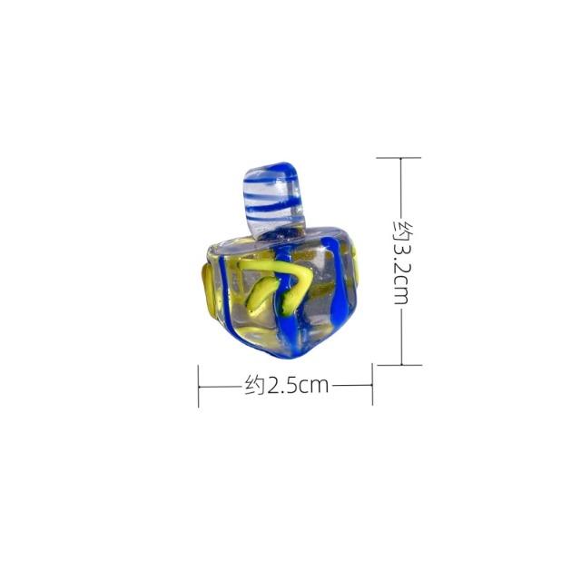 New 1/3PCS Glass Dreidel - Handmade Hanukkah Classic Game Judaica Collectibles Retro Home Party Decor Gift