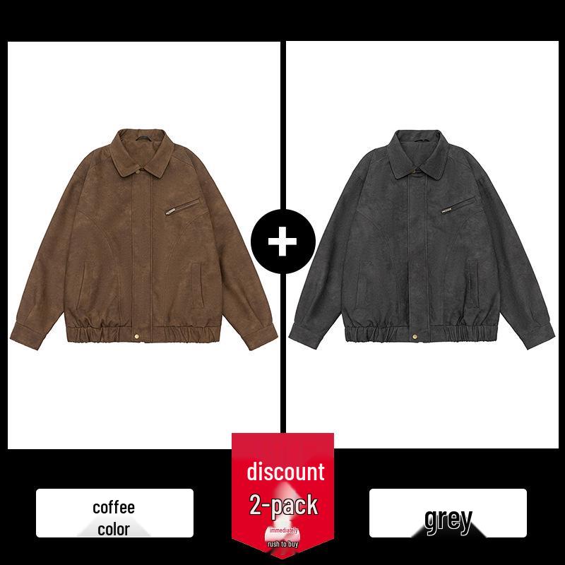 Pánská retro kožená pilotní bunda Maillard Cool na podzim a jaro 2025