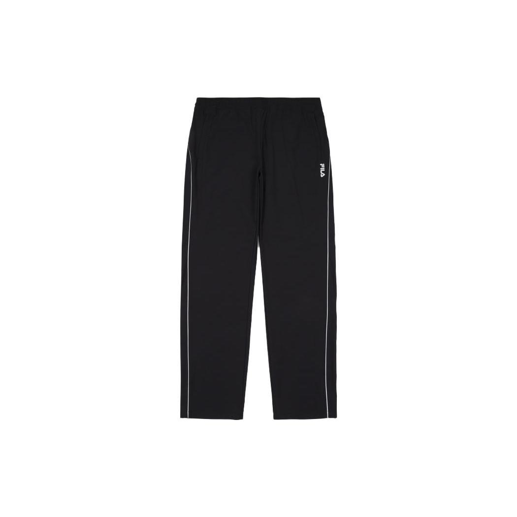 FILA Мужские вязаные спортивные штаны Черные Умеренно широкие брюки FS2WPF2212M-BLK XL