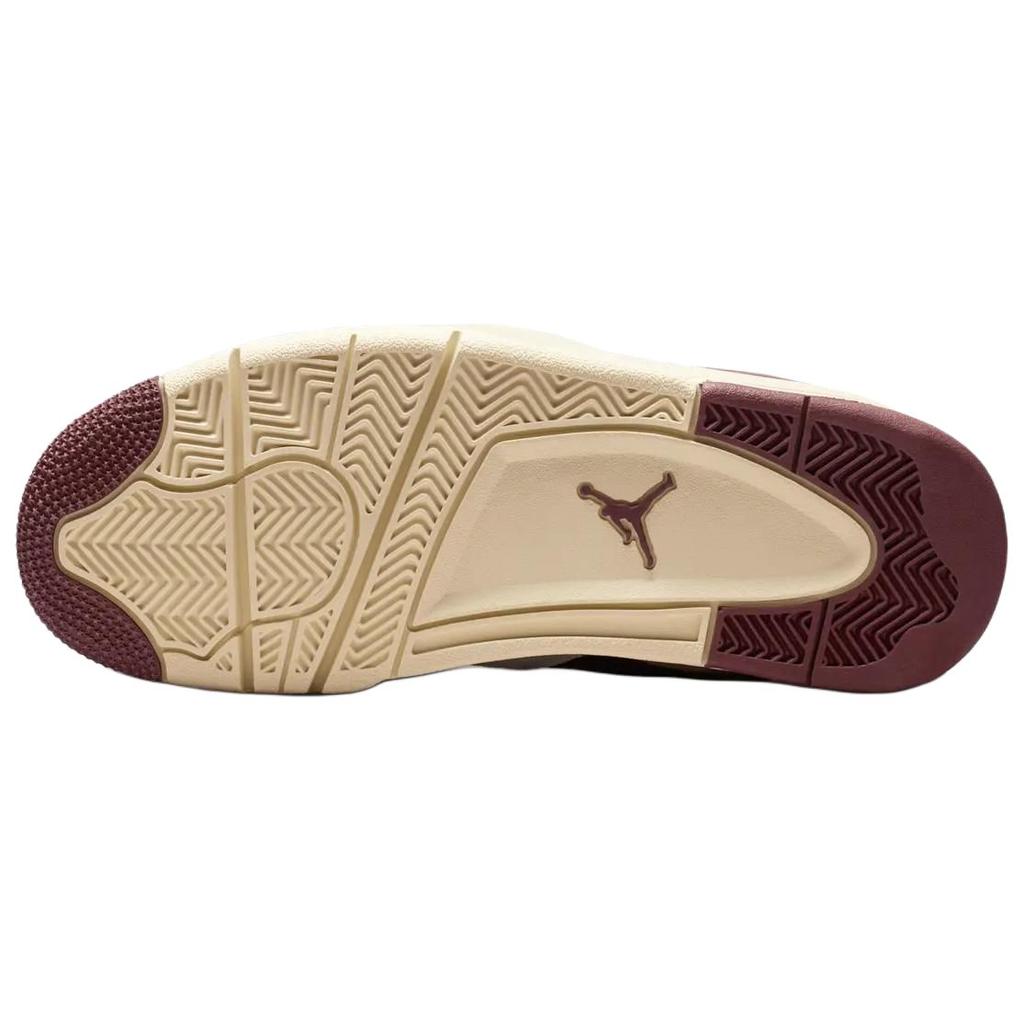 Jordan Air Jordan 4 Support Vintage Basketball Shoes Women's White Red FQ7940-101