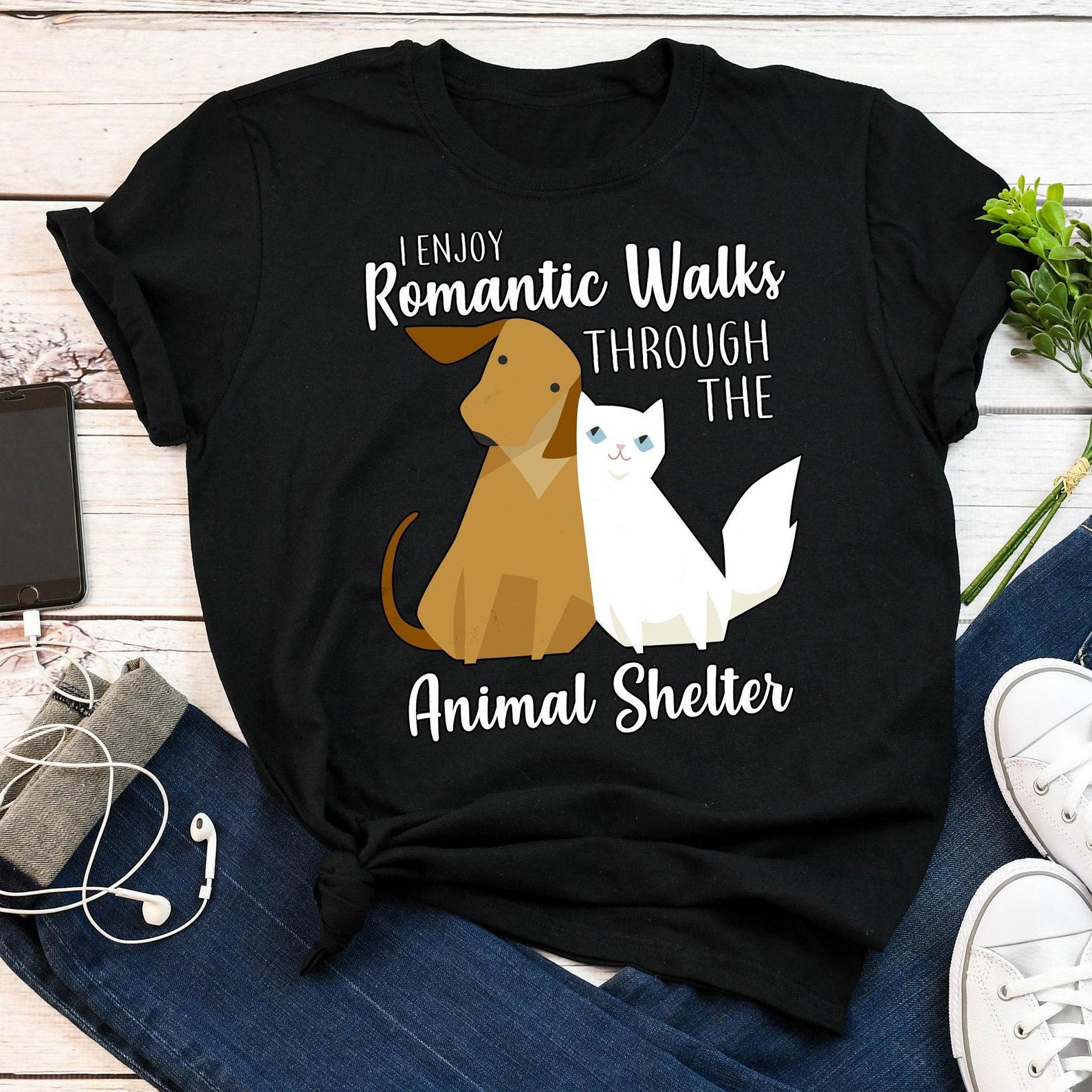 Funny Animal Rescue Shirt, , Dog Lover Gift, Cute Cat Shelter T-shirt, Adopt Don t Shop Tshirt, Pet Tee, Animal Adoption Puppy Mill 150