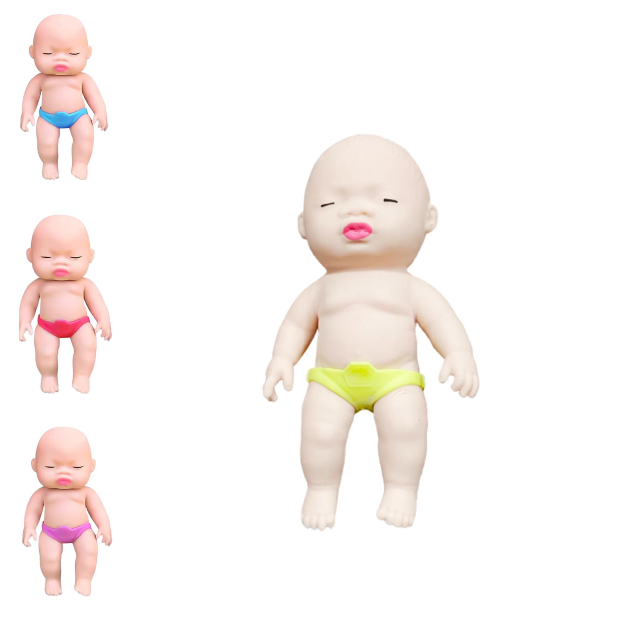 Dzannc Squeeze Squeeze Doll Ugly Ugly Baby Doll Squeeze Doll Pinch Stress Relief Mind Ugly Babies Elastic Doll Squeeze Squeeze Baby Slow Rebound Prize