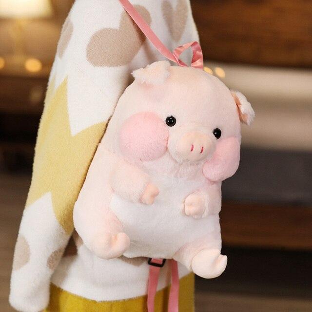 Cartoon Plüsch Rosa Schwein Handwärmer & Rucksack & Warme Füße Puppen Gefüllte Weiche Schöne Schwein Kissen Baby Schönes Geburtstagsgeschenk