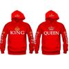 European & American Plus Size Women's Printed Hooded Sweatshirt - Autumn/Winter Collection