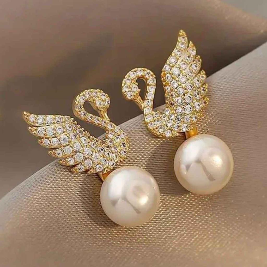 Take A Swan Dive Earring for Women | Stylish Lightweight