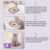 Cat Toilet Trainer Kit Reusable Litter Box Odor Control Urinal Seat Potty Cat Toilet Seat Insert Fits Standard Toilets