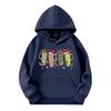 Child Fashion Lightweight Long Sleeve Pullover With Pockets  Print Hoodie