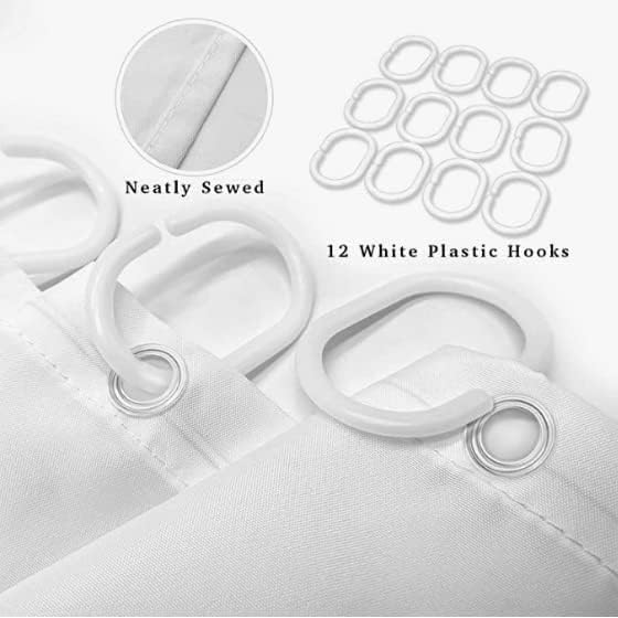 Asian Japanese Cherry Blossom Shower Curtain Rustic Farmhouse Floral Watercolor Oil Painting Flowers Anime Chinese Style Mountains Lakes Landscape