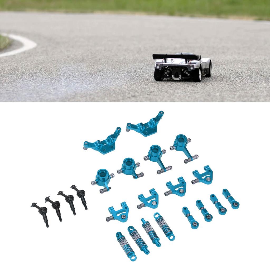 Aluminum Alloy RC Car Upgrade Parts Kit Shock Absorbers CVD Drive Shaft Front Rear Steering Cup for   K969 1Celsius28 RC Car