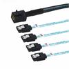 0.5m Length SFF-8643 To SATA Adapter 1.0m Length Motherboard Controller Cable