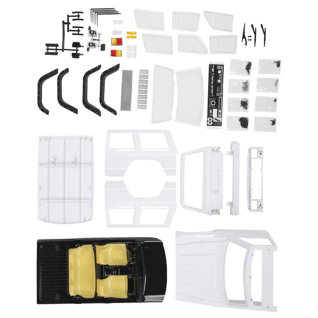 313mm Wheelbase RC Car Body Shell Accessory Fit for SCX10 II 90046 90047 110 RC Car