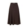 JZ Anna & Co. Elegant A-Line Fishtail Midi Skirt