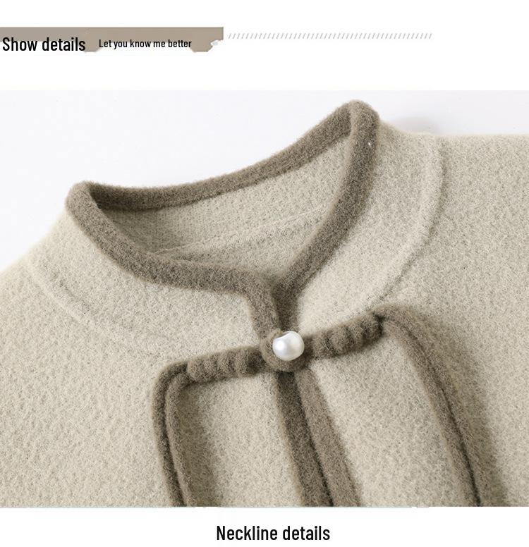 Elegant Woolen Coat for Women - New Style Chinese Inspired Autumn/Winter Wear