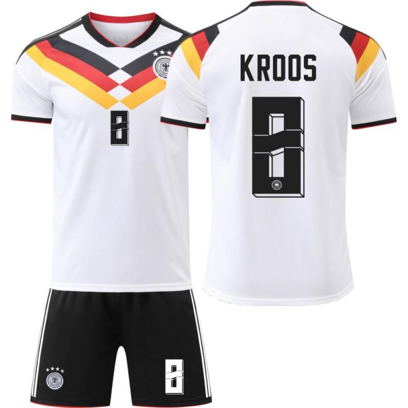 Germany World Cup Football Uniform No. 13 Muller Jersey 7 Havertz 8 Cross Children's Men's Set