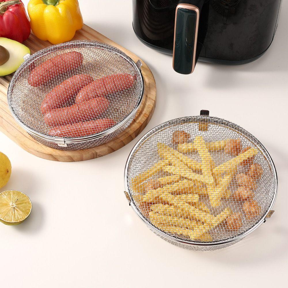 Quickly Drain Oil Baking Basket 304 Stainless Steel Tableware Disinfection Holder  Dishwasher