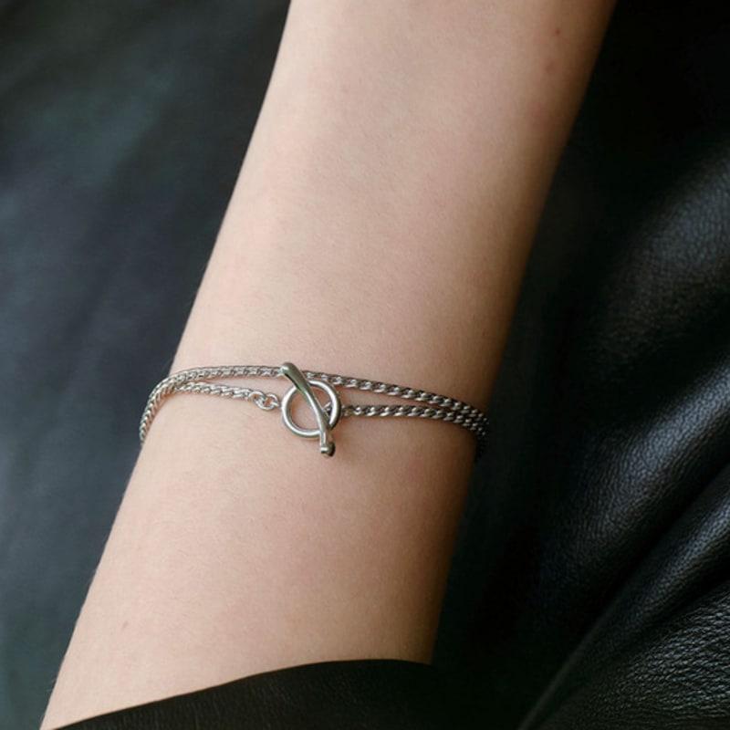 

YUSOWA GROVE SIMPLE BRACELET (2COLOR) GOLD