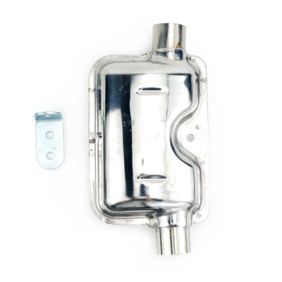 24mm Uitlaatdemper Rechtstreeks / S Gebogen Lucht Diesel Standkachel Uitlaatpijp RVS Voor Auto Vrachtwagen Camper VAN