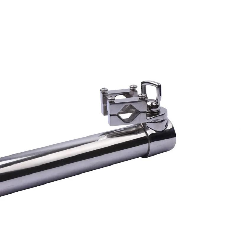 High Quality Boat 316 Stainless Steel Fishing Rod Holder Clamp-on 1" for Marine Yacht Rod Pod Fishing Tool