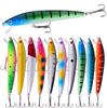 Floating Minnow Fishing Lure with Rattling Beads - Ten Colors, Hard Bait Imitation Bait, Fishing Tackle