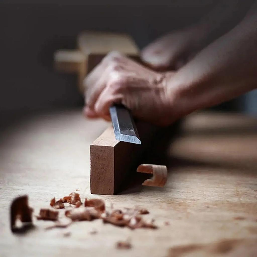 4 Pcs Wood Carving Chisels Set Professional for Woodworking with Ergonomic Wood Carving Tools DIY Auxiliary Tools Woodworking Chisels