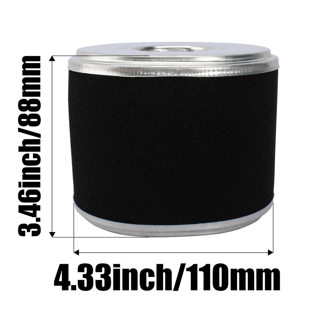 5Pcs Black Air Filter GX340 GX390 11HP 13HP 2107993 2893907 5252697 5281449 17210-ZE3-505 17210-ZE3-515 17210-ZE3-000 ZE3-010