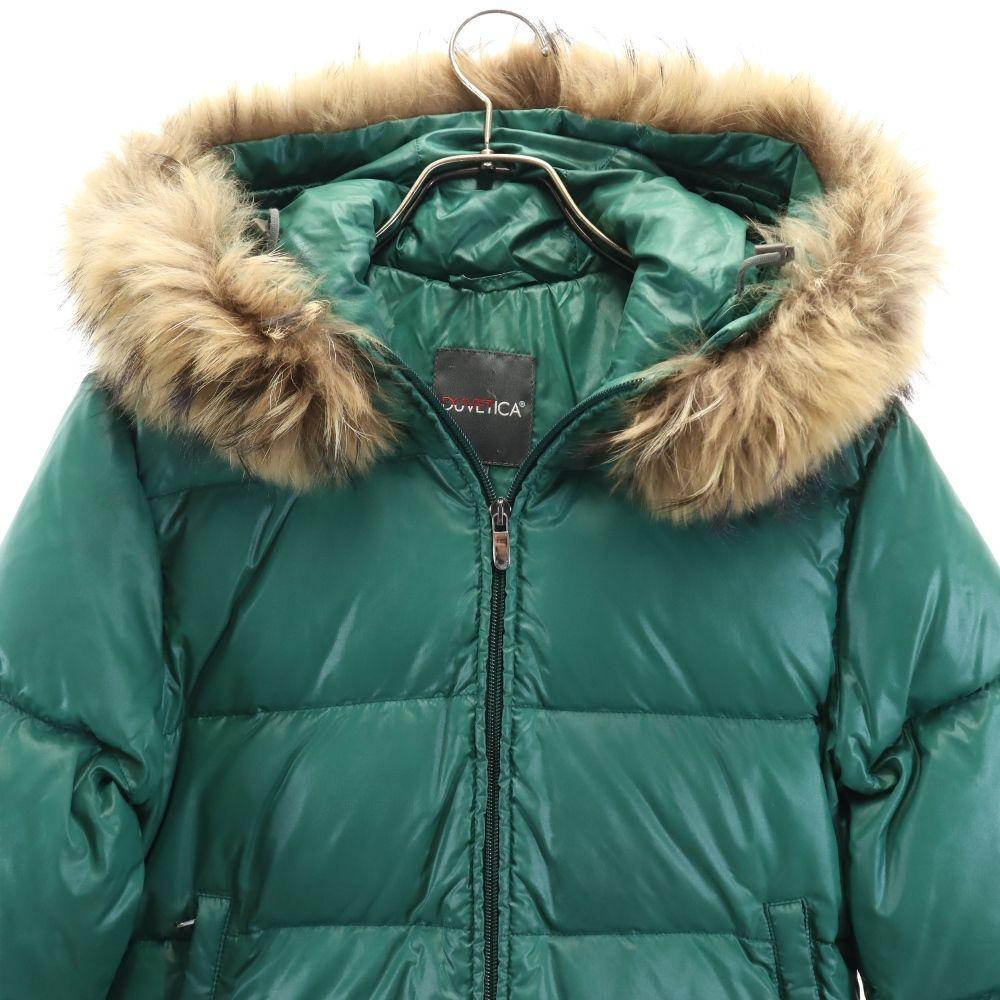 DUVETICA Long Sleeve Down Jacket 40 Green System Adhara MFN-1001R Women Used