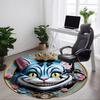 1pc Cat Wonderland Office Round Area Rug, Indoor Mat Suitable For Office, Under Office Chairs Bedroom Living Room Home Decor, Room Deco
