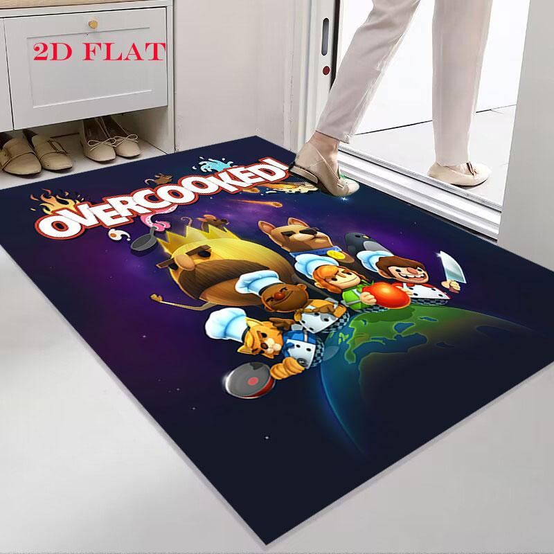 Overcooked Carpet Rug for Living Room Bedroom Home Sofa Decoration,Kids play Nonslip Floor Mat