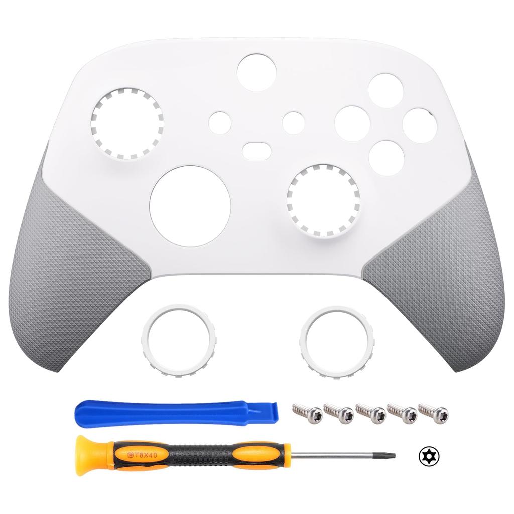 eXtremeRate ASR Version Redesigned Shell for Xbox Core Wireless Rubberized Grips for Improved Friction and Custom Faceplates for Xbox Series X S